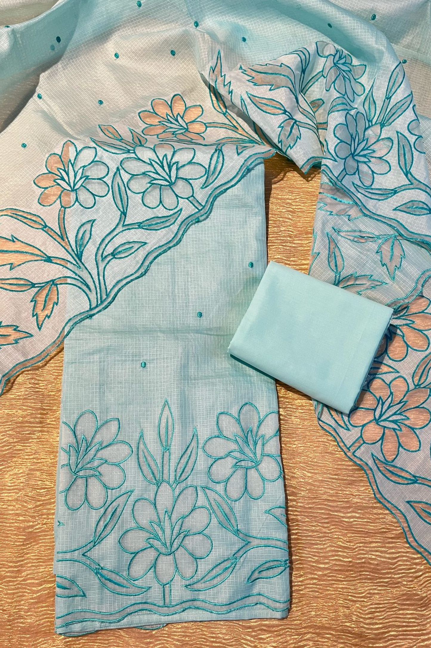 PASTEL AQUA KOTA DORIA SUIT