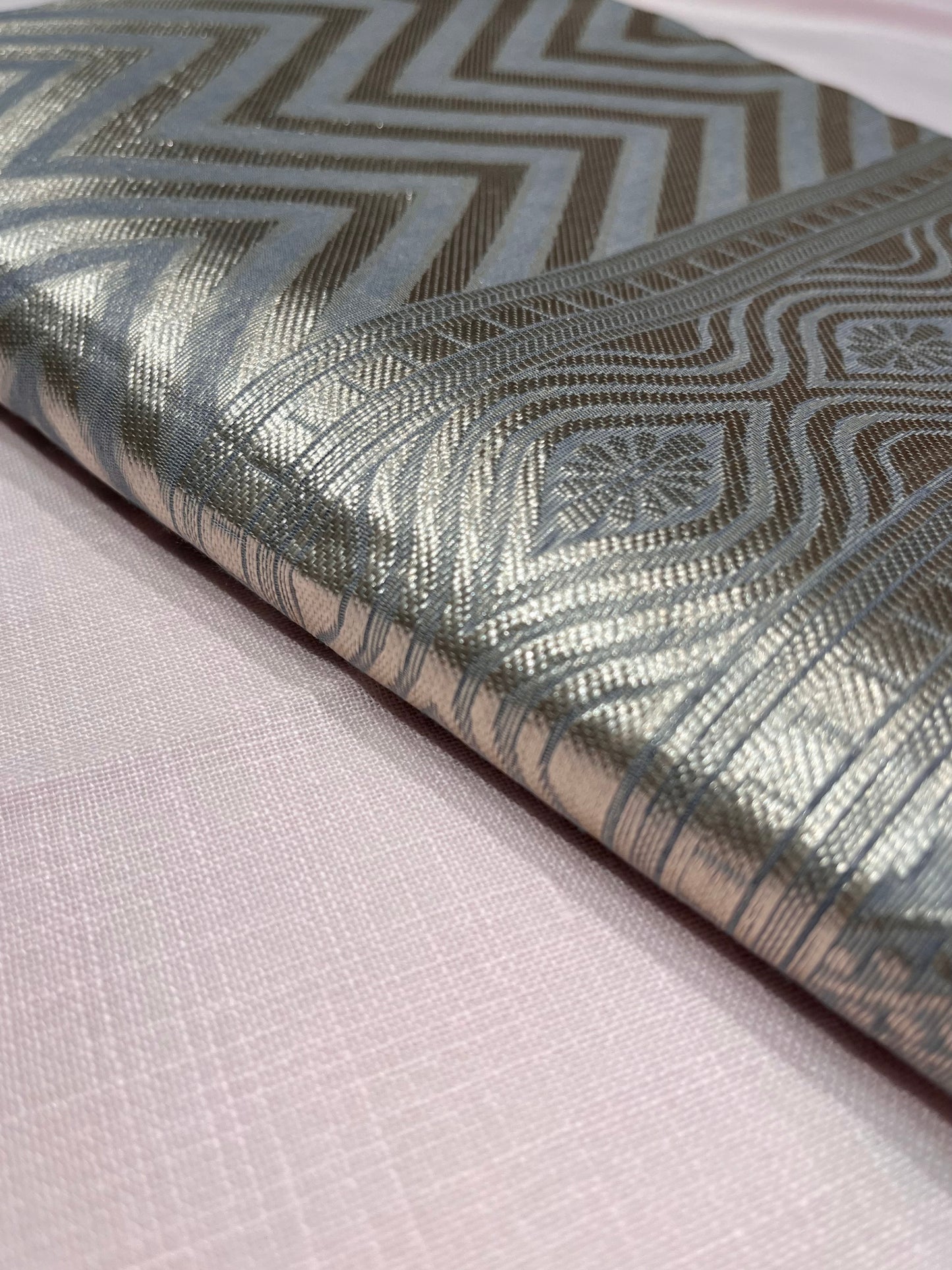 GREY COLOUR COTTON SILK SAREE