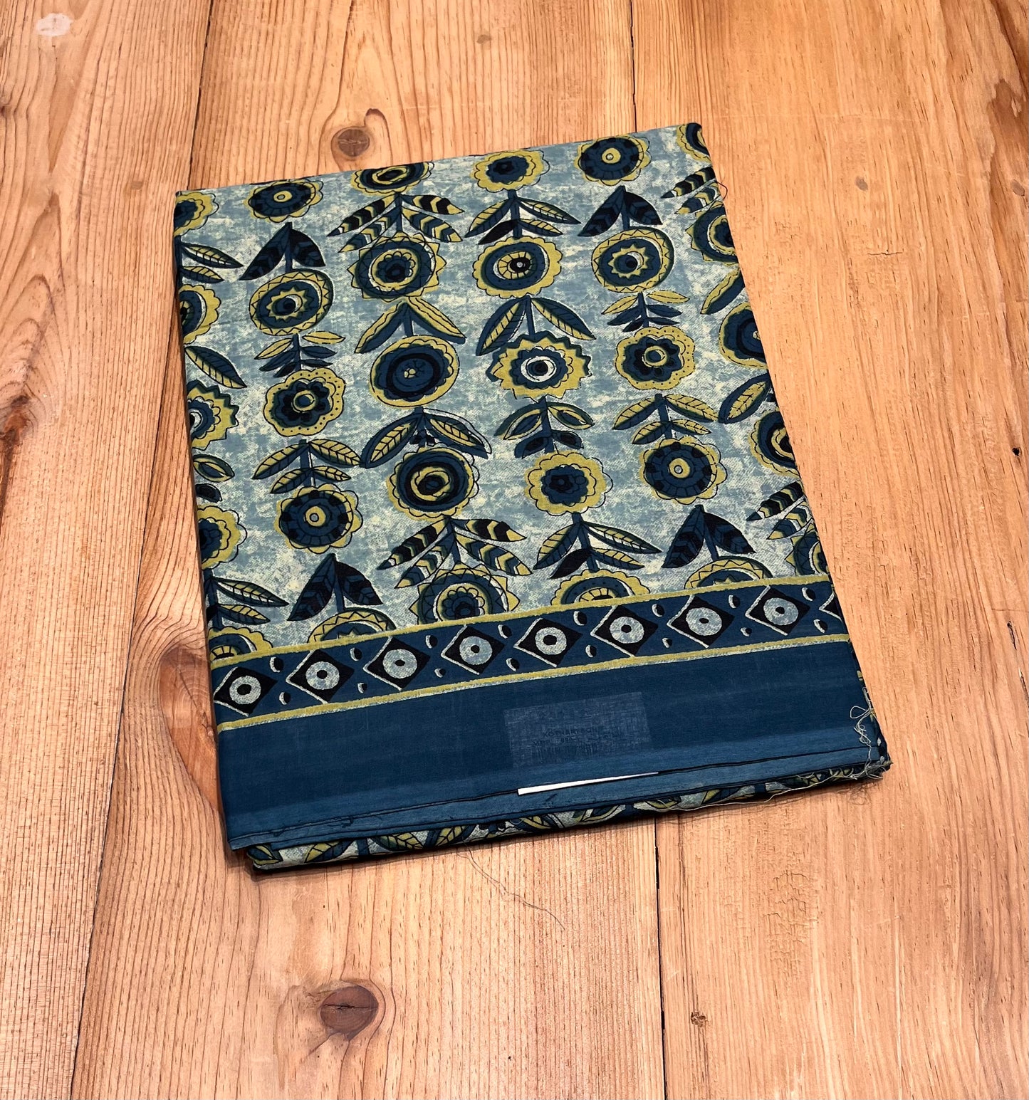 COTTON BLOCK PRINTED SAREE