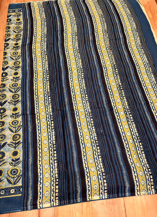 COTTON BLOCK PRINTED SAREE