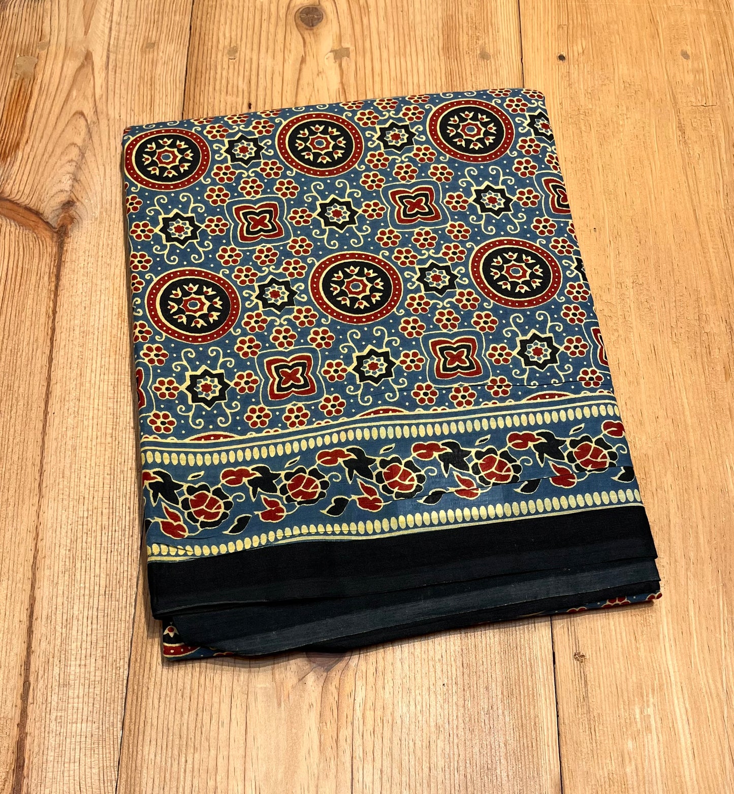 AJRAKH PRINT COTTON SAREE