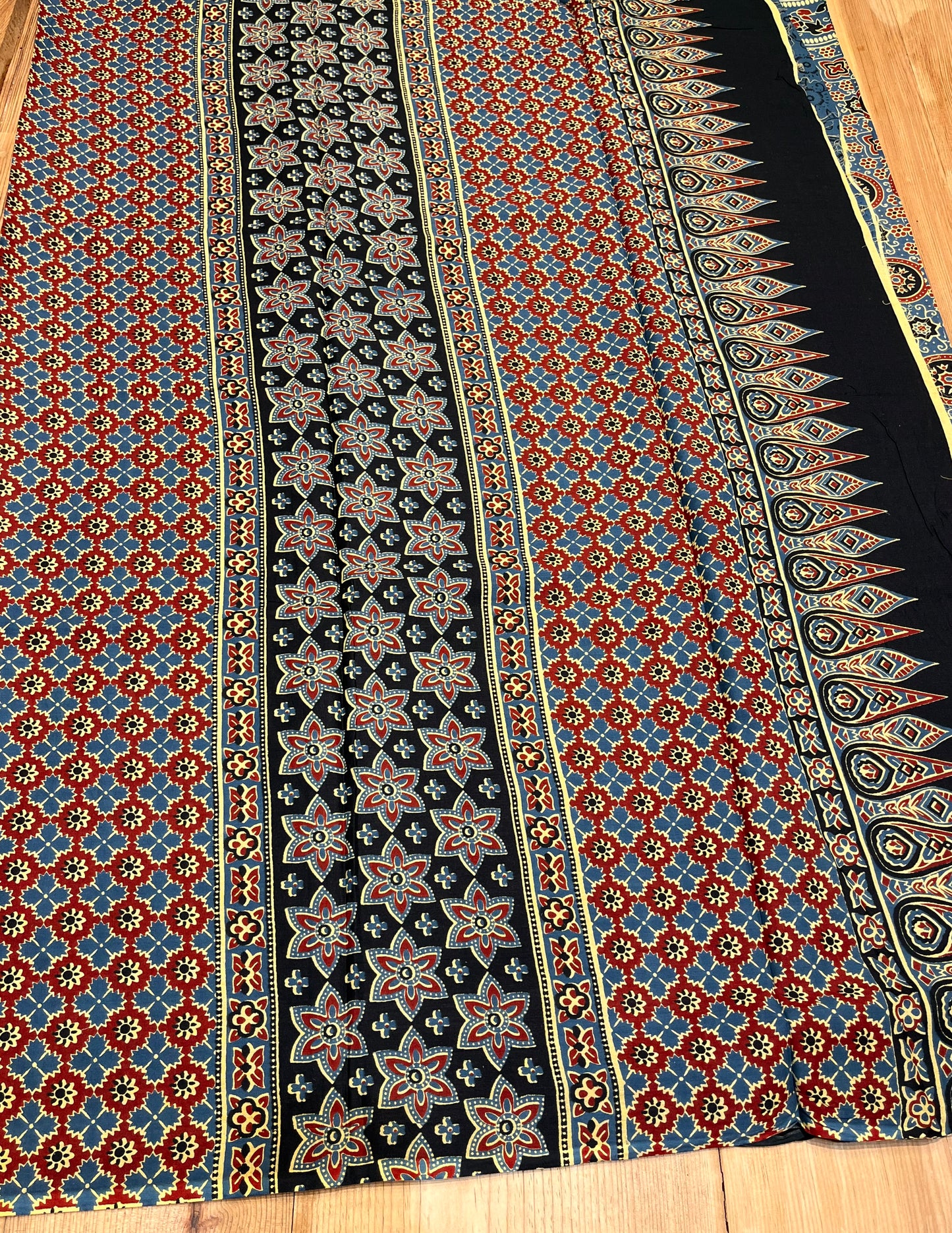 AJRAKH PRINT COTTON SAREE