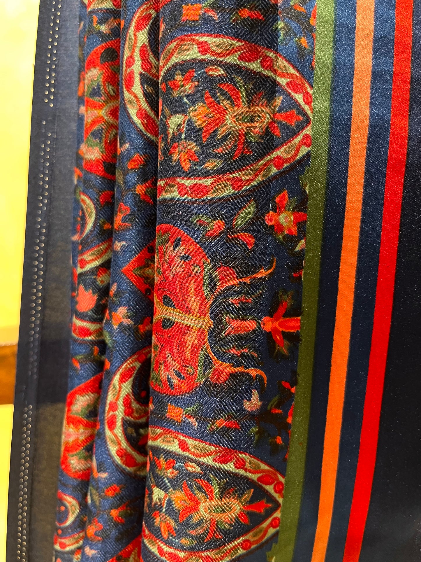 BLUE COLOUR PASHMINA PRINTED SAREE (PASHMINA SAREE ONLINE )