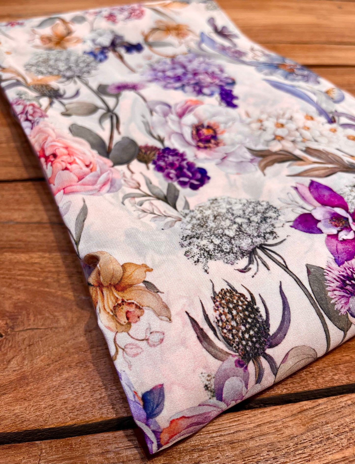 PASTEL PINK COLOUR PLANT BASED CREPE SILK PRINTED SAREE WITH UNSTITCHED BLOUSE