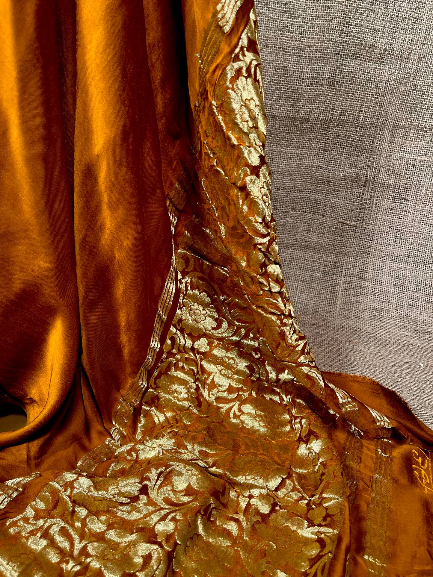 CAMEL COLOUR MODAL SILK ZARI PALLU SAREE