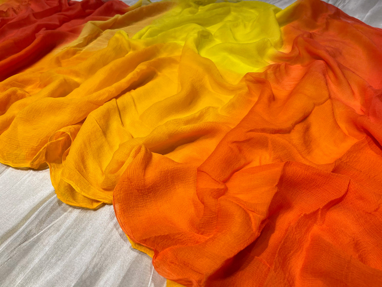OMBRE DYE CHIFFON SAREE