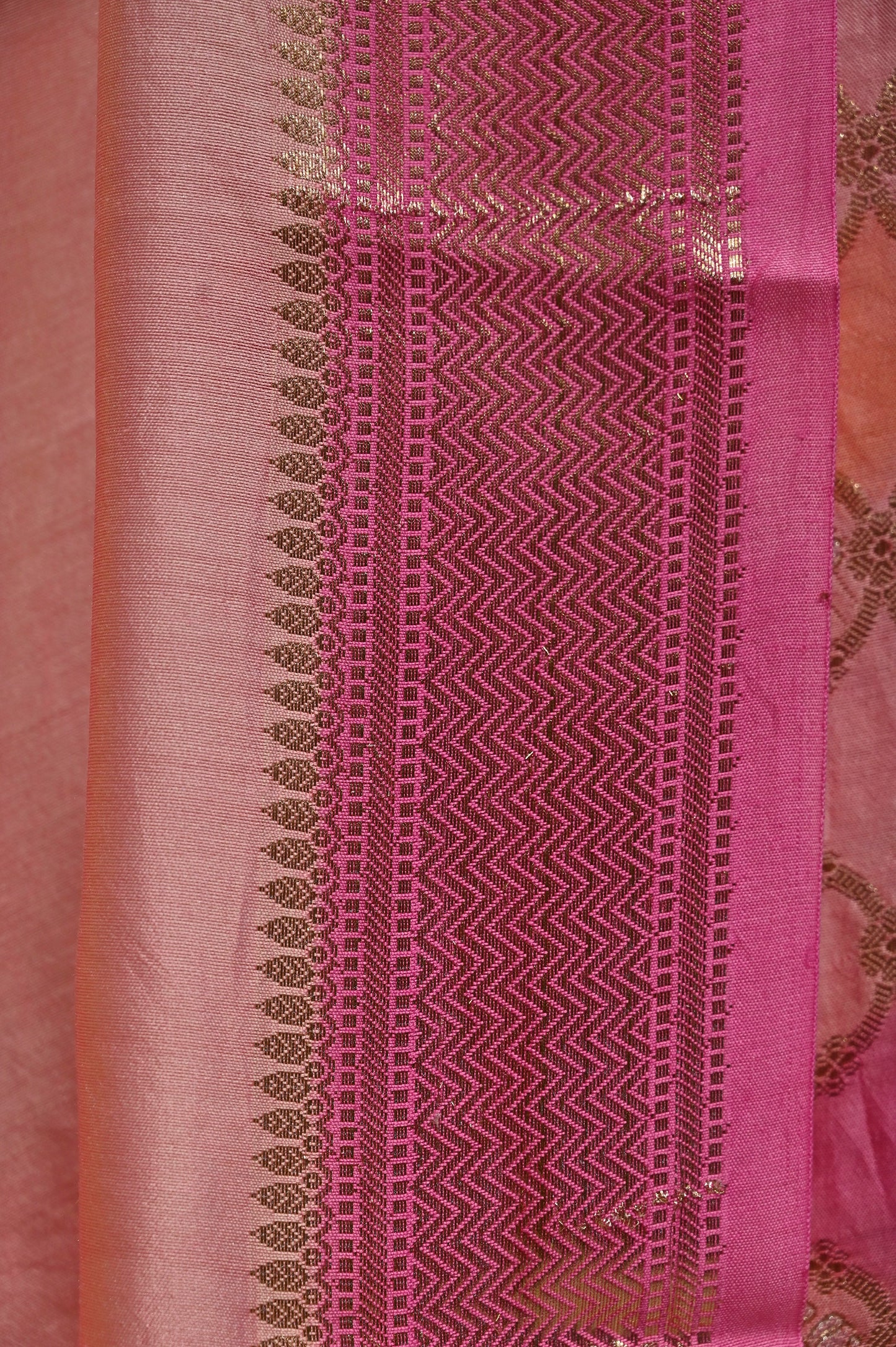 PINK BANARASI SILK SUIT - Kothari Sons
