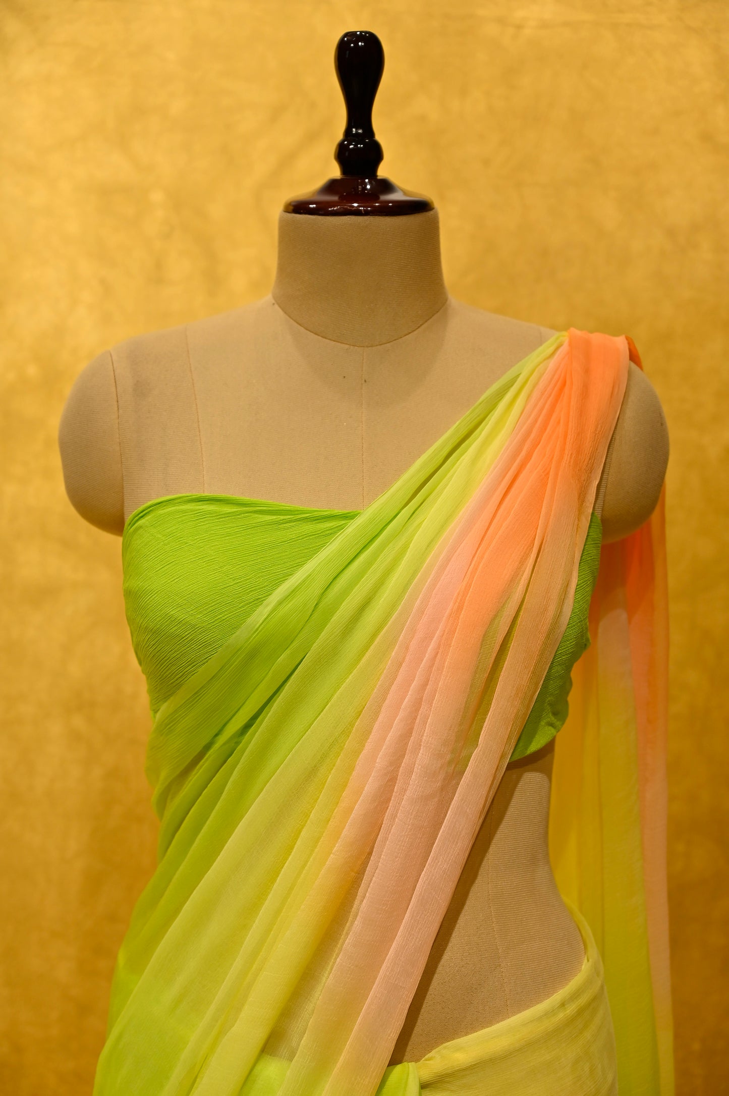 SHADED CHIFFON SAREE - Kothari Sons