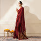 MAROON COLOUR MODAL SILK SAREE WITH BANARASI PALLA