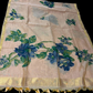 PALE PEACH COLOUR JAMDANI DHAKAI COTTON SAREE