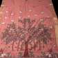 CORAL PINK  JAMDANI DHAKAI COTTON SAREE