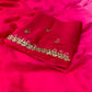 PINK SHADED CHIFFON SAREE EMBELLISHED WITH GOTA PATTI & MIRROR FOIL WORK - Kothari Sons