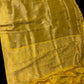 MUSTARD COLOUR BANARASI TISSUE SAREE