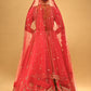 RANI HAND-EMBROIDERED BRIDAL LEHENGA WITH READYMADE BLOUSE, NET DUPATTA & EMBROIDERED TASSELS