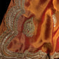 MAROON TISSUE SAREE WITH ZARDOZI & BEADS EMBROIDERY