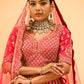 RANI HAND-EMBROIDERED BRIDAL LEHENGA WITH READYMADE BLOUSE, NET DUPATTA & EMBROIDERED TASSELS
