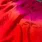 RED AND PINK PURE CHIFFON SHADED SAREE