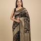 BLACK KALAMKARI KANJIVARAM SAREE WITH BROCADE BLOUSE (DELIVERY IN 20 DAYS)