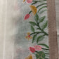 PALE YELLOW COTTON JAMDANI UNSTITCHED SUIT SET WITH DUPATTA (NO BOTTOMS)