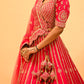 RANI HAND-EMBROIDERED BRIDAL LEHENGA WITH READYMADE BLOUSE, NET DUPATTA & EMBROIDERED TASSELS