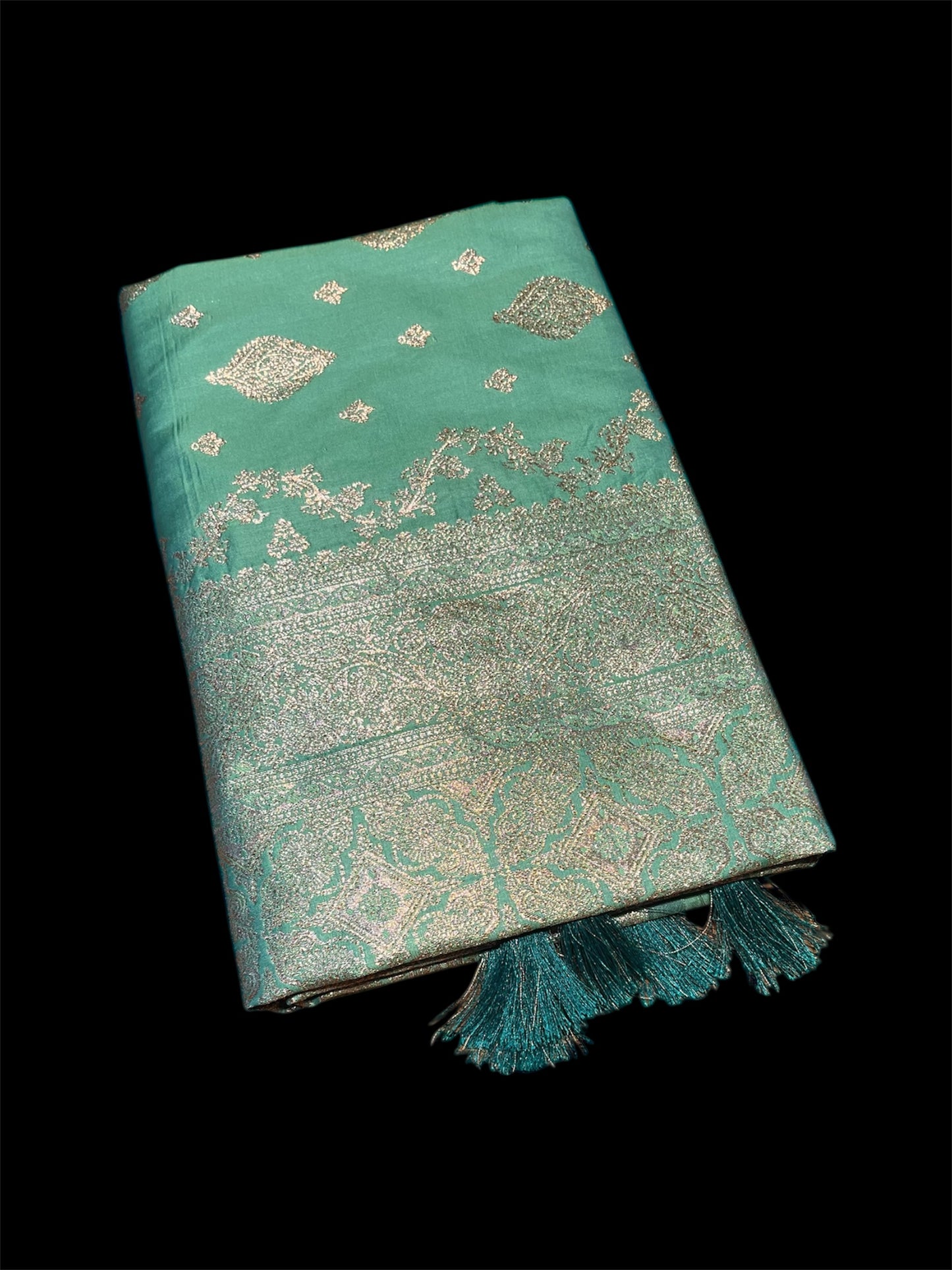 ART SILK BANARASI GIFT SAREES WITH ZARI WEAVES (SET OF 5)