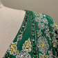 EMERALD GREEN CREPE SILK PICHWAI LEHENGA WITH AARI, DORI, MIRROR & SEQUINS WORK HIGHLIGHTS (DELIVERY IN 30 DAYS)