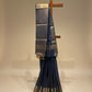 DENIM BLUE MAHESHWARI SAREE EMBELLISHED WITH ZARI WEAVES (DELIVERY IN 20 DAYS)