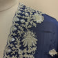 NAVY BLUE PLANT BASED SILK EMBROIDERED UNSTITCHED SUIT
