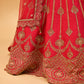 RANI HAND-EMBROIDERED BRIDAL LEHENGA WITH READYMADE BLOUSE, NET DUPATTA & EMBROIDERED TASSELS
