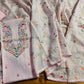 Oyster Pink colour kota doria unstitched suit