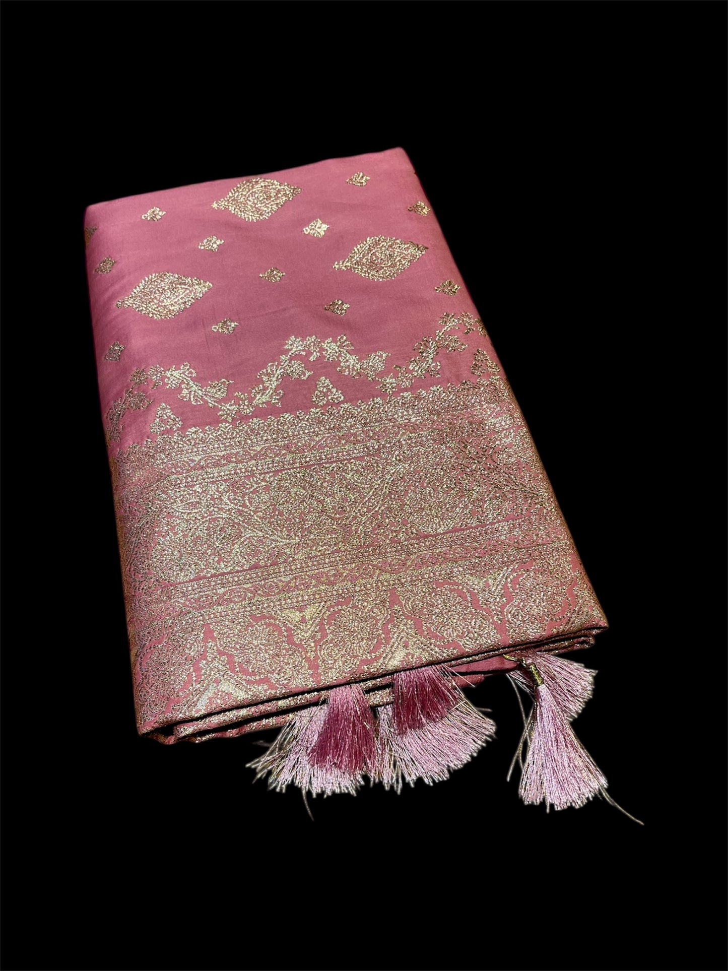 ART SILK BANARASI GIFT SAREES WITH ZARI WEAVES (SET OF 5)