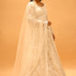 IVORY EMBROIDERED LEHENGA SET WITH SEQUINS & BEADWORK