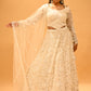 IVORY EMBROIDERED LEHENGA SET WITH SEQUINS & BEADWORK