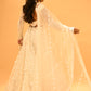 IVORY EMBROIDERED LEHENGA SET WITH SEQUINS & BEADWORK