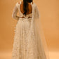 IVORY EMBROIDERED LEHENGA SET WITH SEQUINS & BEADWORK