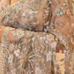 DUSTY ROSE BEIGE COLOUR FLORAL EMBROIDERED NET SAREE
