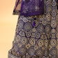 ROYAL PURPLE EMBELLISHED LEHENGA & BLOUSE WITH MATCHING DUPATTA