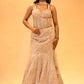 CHAMPAGNE GOLD SEQUIN EMBELLISHED LEHENGA SET