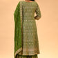 MEHENDI GREEN EMBROIDERED SHARARA SET WITH DUPATTA