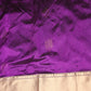 PURPLE CHANDERI HANDWOVEN SILK SAREE WITH ZARI PALLA AND BORDER