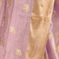 LILAC CHANDERI HANDWOVEN SILK SAREE