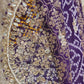 IVORY-PURPLE COLOUR TISSUE GEORGETTE BANDHANI LEHENGA EMBELLISHED WITH GOTA PATTI & ZARDOZI WORK