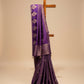 PURPLE DOLA SILK ZARI STRIPE SAREE
