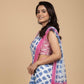 WHITE COTTON PRINTED SAREE