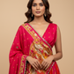 RED COLOUR PRINTED SILK LEHENGA (DELIVERY IN 20 DAYS)