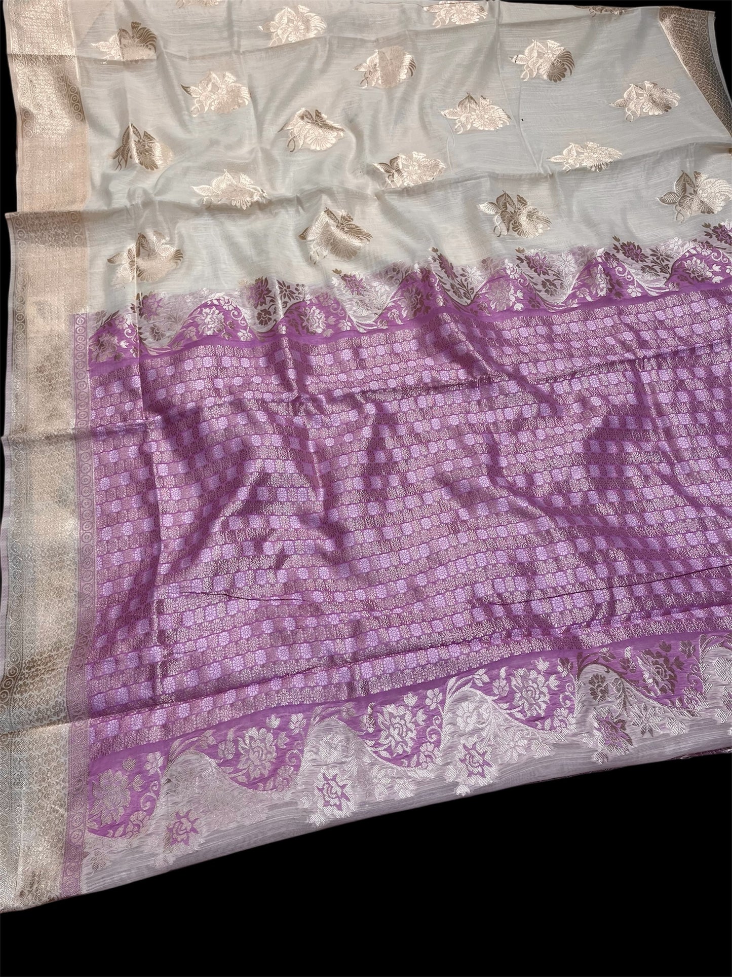 COTTON SILK GIFT SAREES WITH RESHAM WEAVES (SET OF 5)