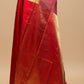 SCARLET RED PURE KANJIVARAM SILK SAREE