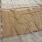 BEIGE COLOUR ART MAHESHWARI SAREE WITH CONTRAST BLOUSE & ZARI BUTTI - Kothari Sons