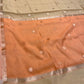 BEIGE COLOUR ART MAHESHWARI SAREE WITH CONTRAST BLOUSE, PALLA & ZARI BUTTI - Kothari Sons