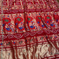RED COLOUR DOLA SILK GHARCHOLA SAREE EMBELLISHED WITH GOTA PATTI WORK